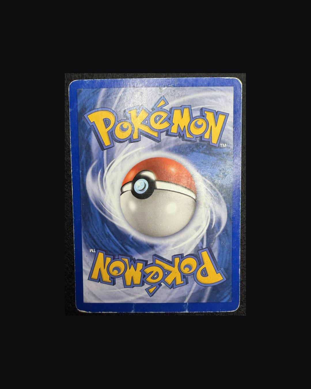 Houndoom EX Aquapolis 15/147 card back showing whitening