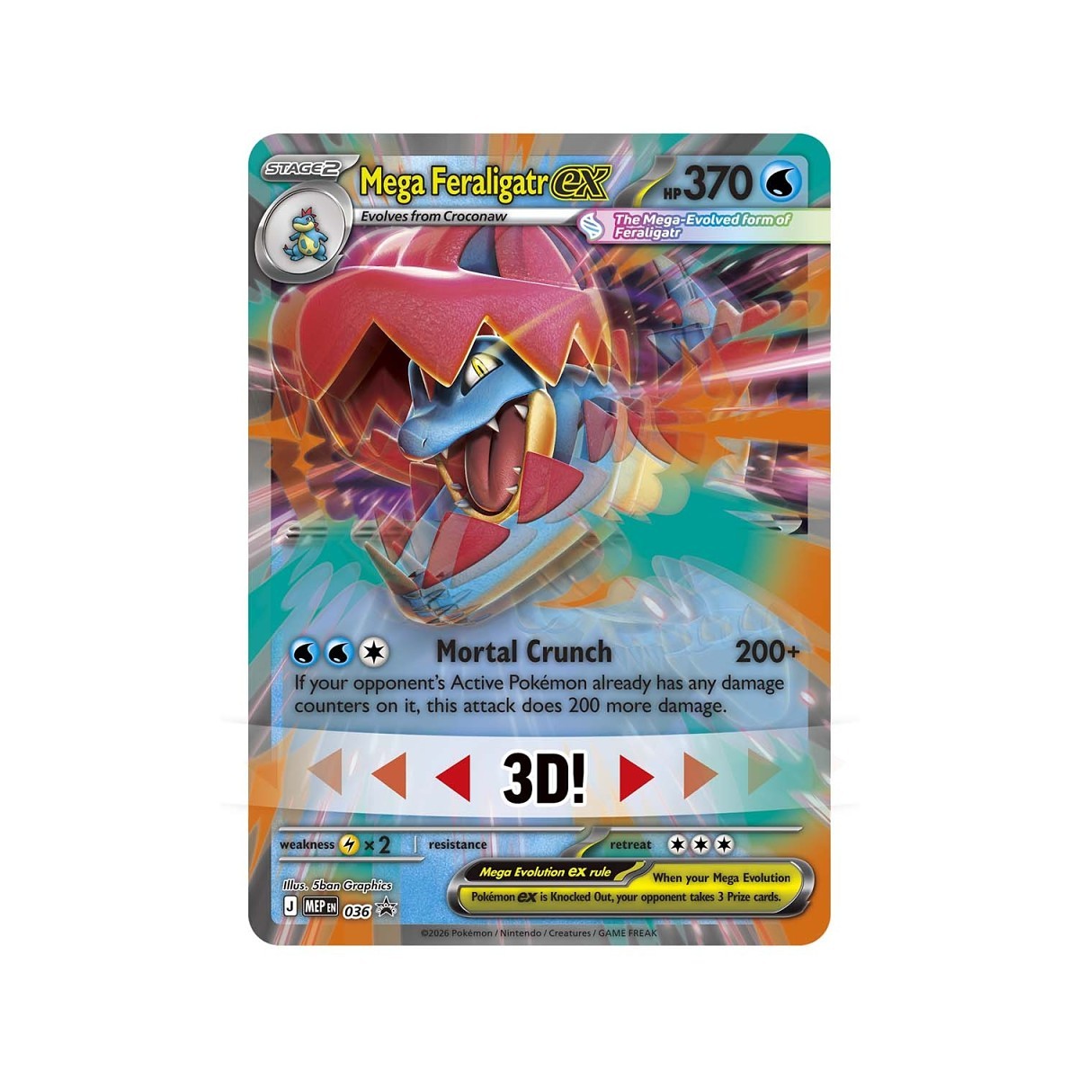 Ascended Heroes Mega Feraligatr ex Box