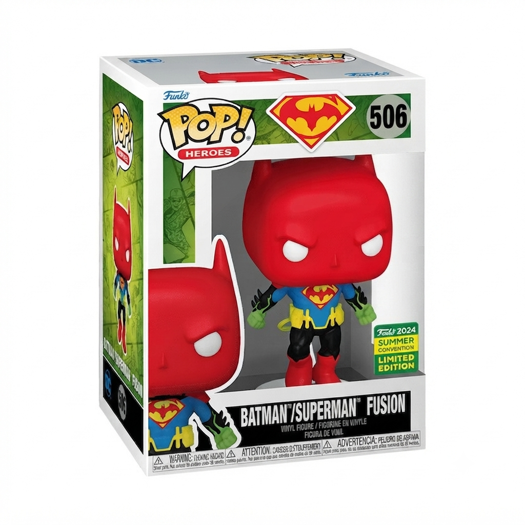 Batman Superman Fusion Funko Pop vinyl figure from DC boxed