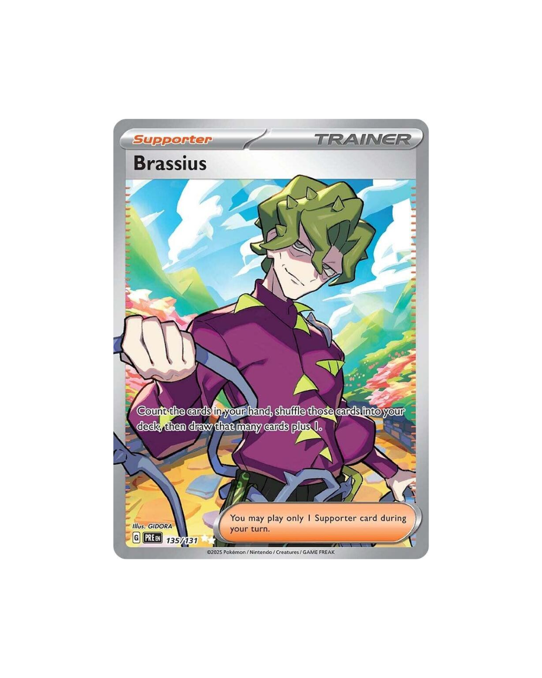 Brassius – Prismatic Evolutions – 135/131 – Ultra Rare – Pokémon Pakistan