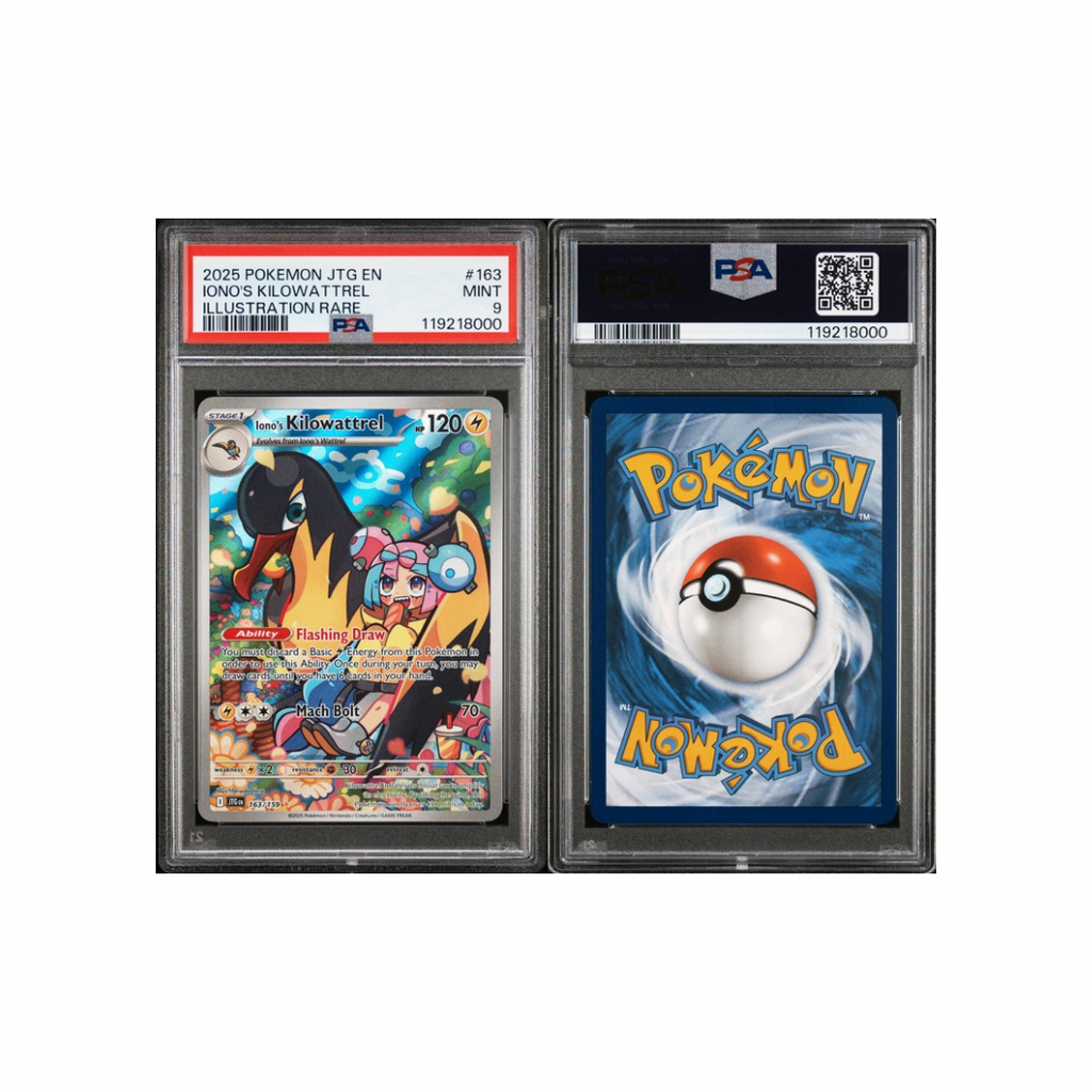 Iono’s Kilowattrel – Journey Together – 163/159 IR – PSA 9 – Graded Pokémon Pakistan