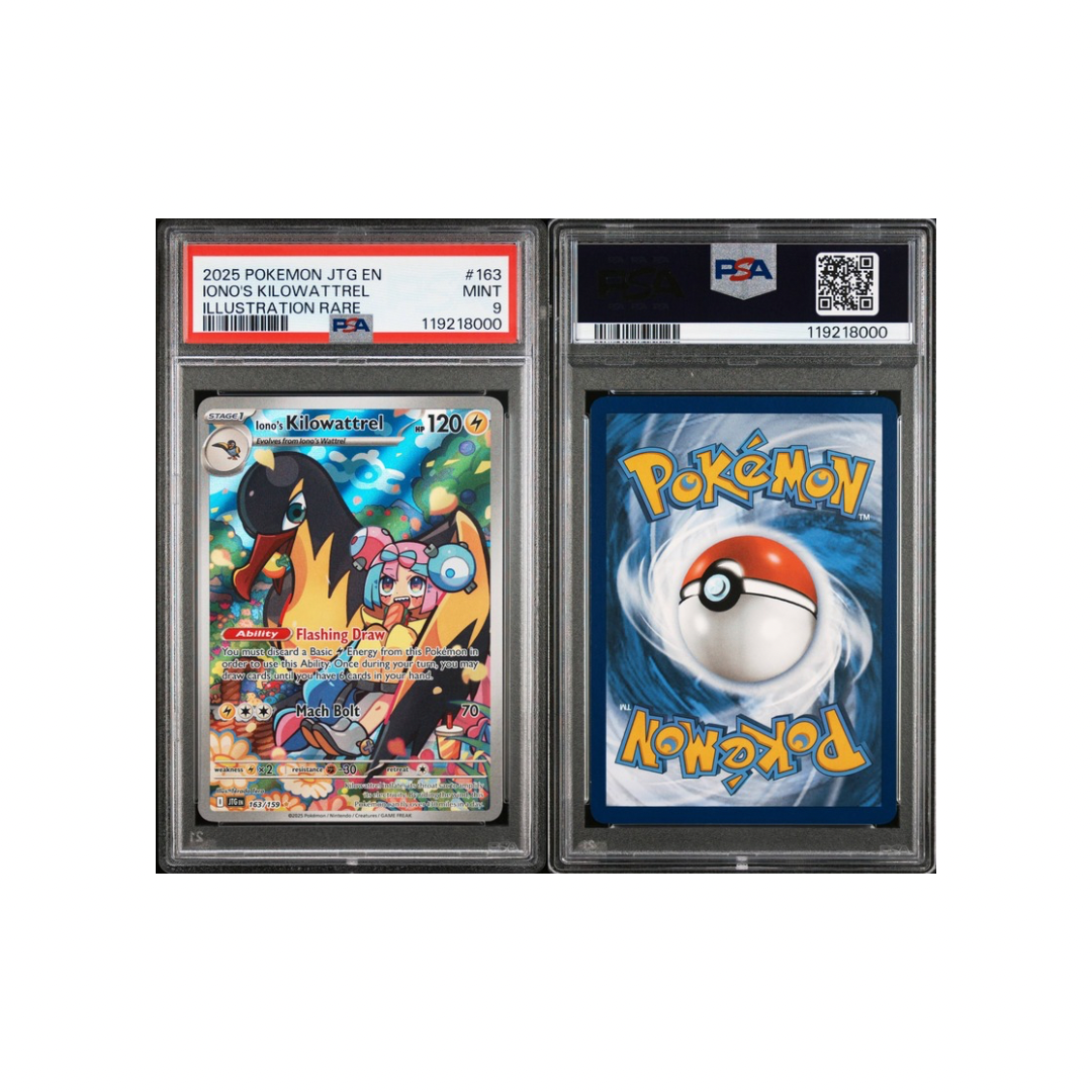 Iono’s Kilowattrel – Journey Together – 163/159 IR – PSA 9 – Graded Pokémon Pakistan