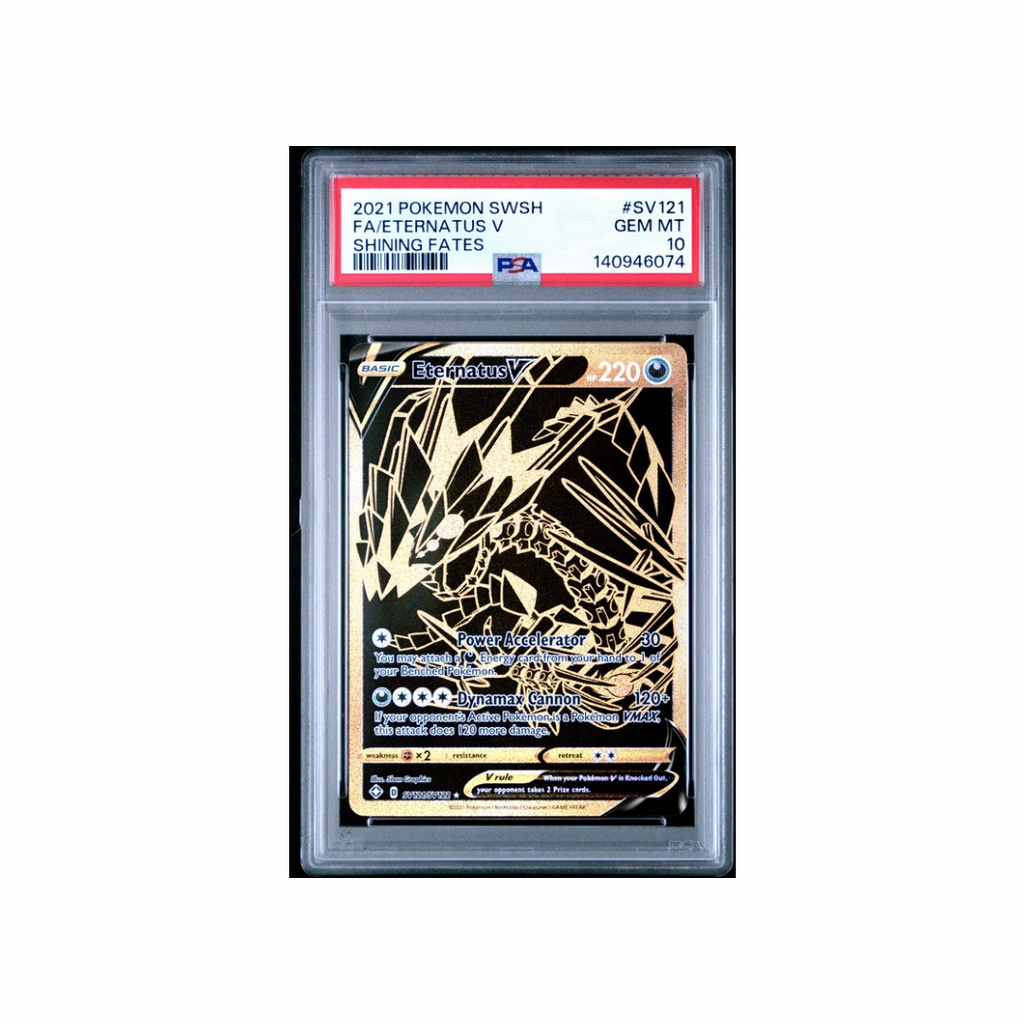 Eternatus V – Shining Fates – SV121/SV122 – PSA 10 – Graded Pokémon Pakistan