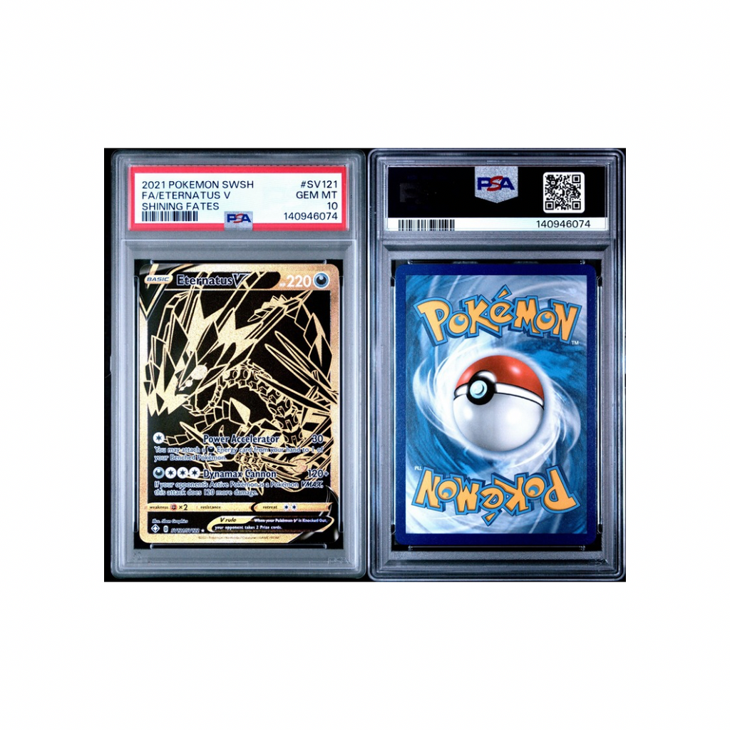 Eternatus V – Shining Fates – SV121/SV122 – PSA 10 – Graded Pokémon Pakistan