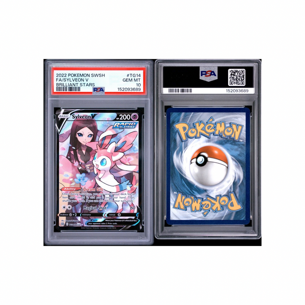 Sylveon V – Brilliant Stars – TG14/TG30 – PSA 10 – Graded Pokémon Pakistan