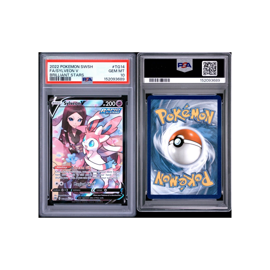 Sylveon V – Brilliant Stars – TG14/TG30 – PSA 10 – Graded Pokémon Pakistan