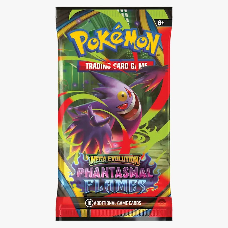 Phantasmal Flames Pokémon TCG sealed booster pack