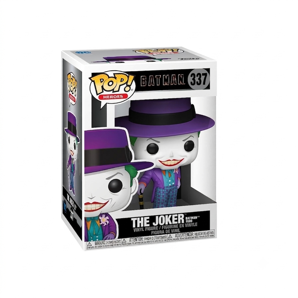 The Joker Batman 1989 Metallic Funko Pop vinyl figure boxed