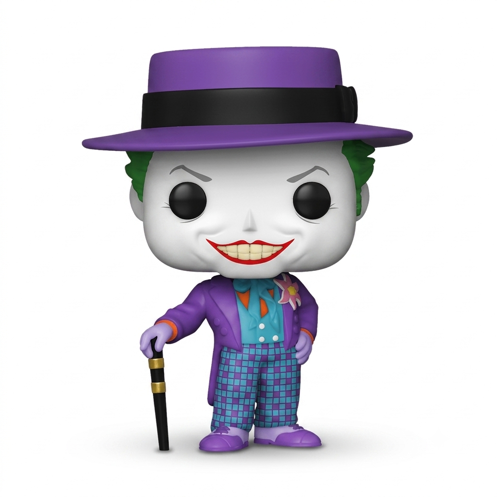 The Joker Batman 1989 Metallic Funko Pop vinyl figure boxed
