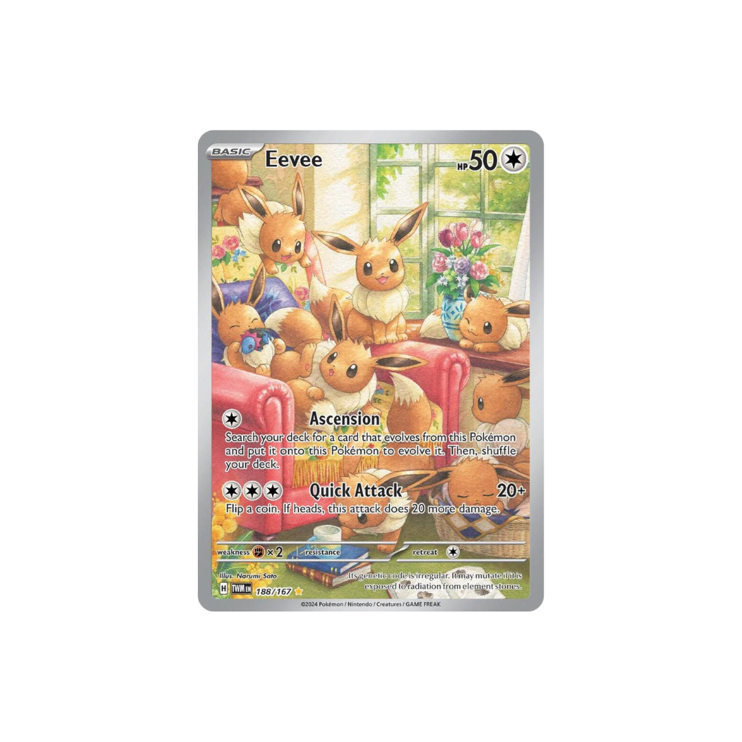 Eevee Twilight Masquerade 188/167 Illustration rare