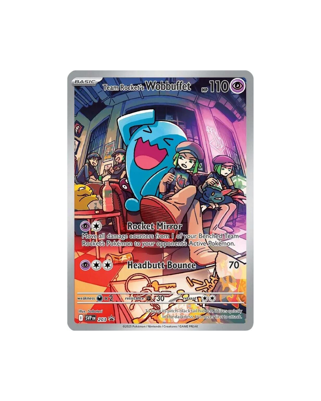 Team Rocket's Wobbuffet – SVP 203 – Promo – Pokémon Pakistan