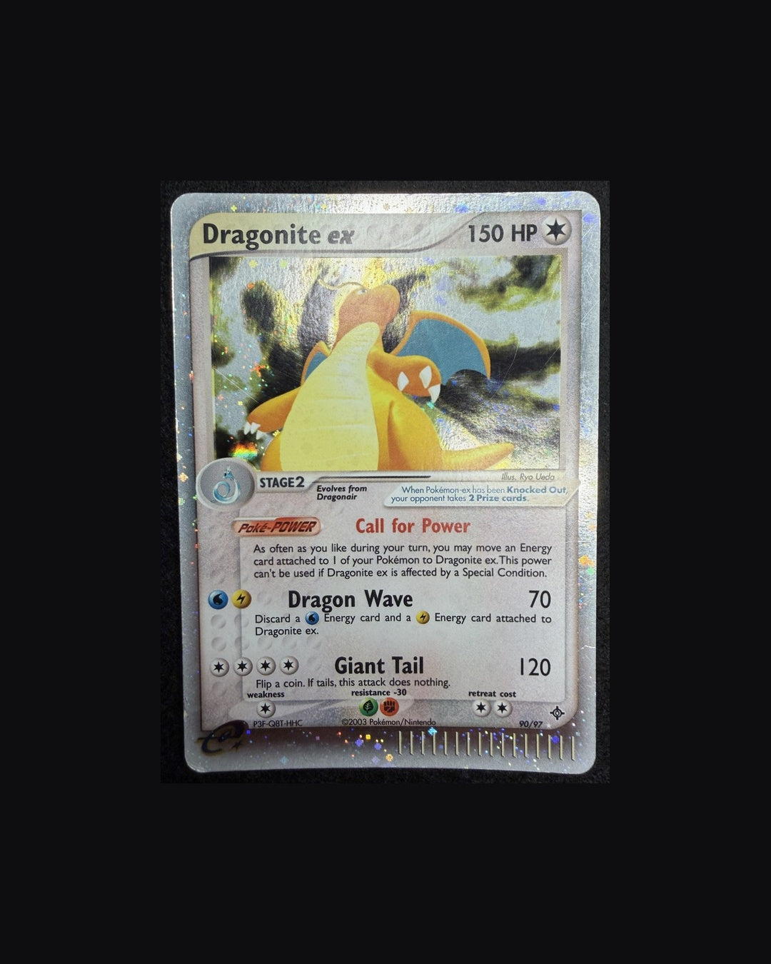 Dragonite ex EX Dragon 90/97 front holo rare lightly played