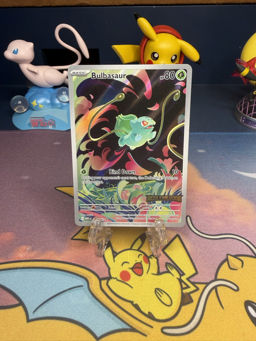 Bulbasaur 133/132 Mega Evolution Illustration Rare Pokémon card - front, Near Mint - Crown Cards PK