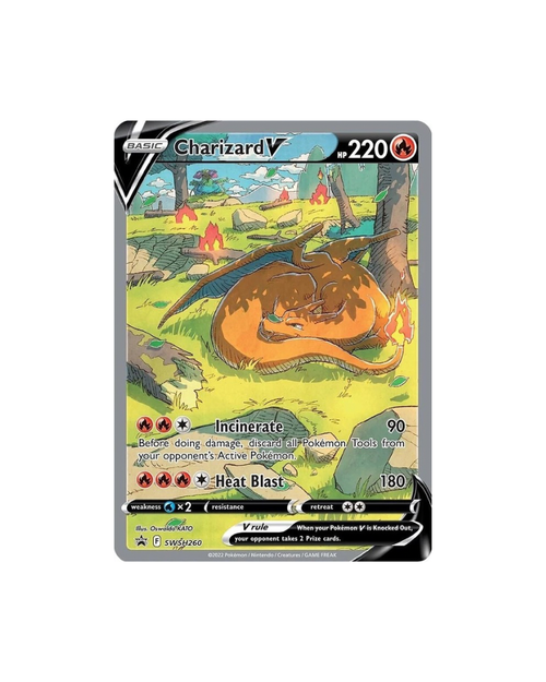 Charizard V SWSH260 Alt Art Promo card