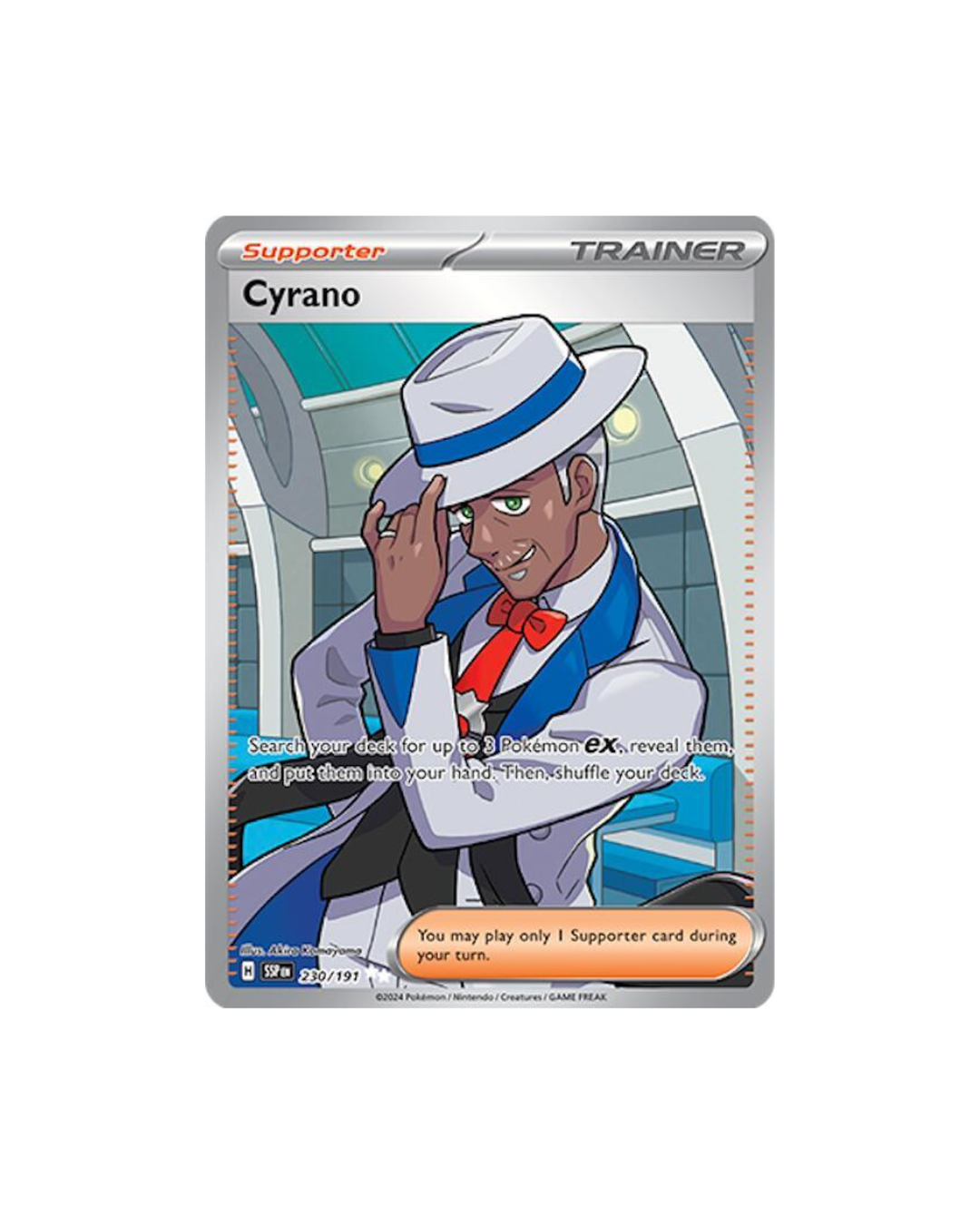 Cyrano 230/191 Ultra Rare card from Surging Sparks set