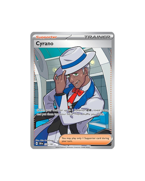 Cyrano 230/191 Ultra Rare card from Surging Sparks set
