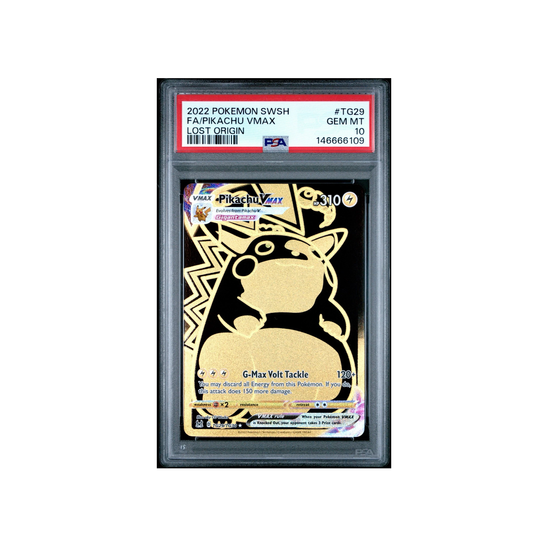 Pikachu VMAX – Lost Origin – TG29/TG30 Gold – PSA 10 – Graded Pokémon Pakistan